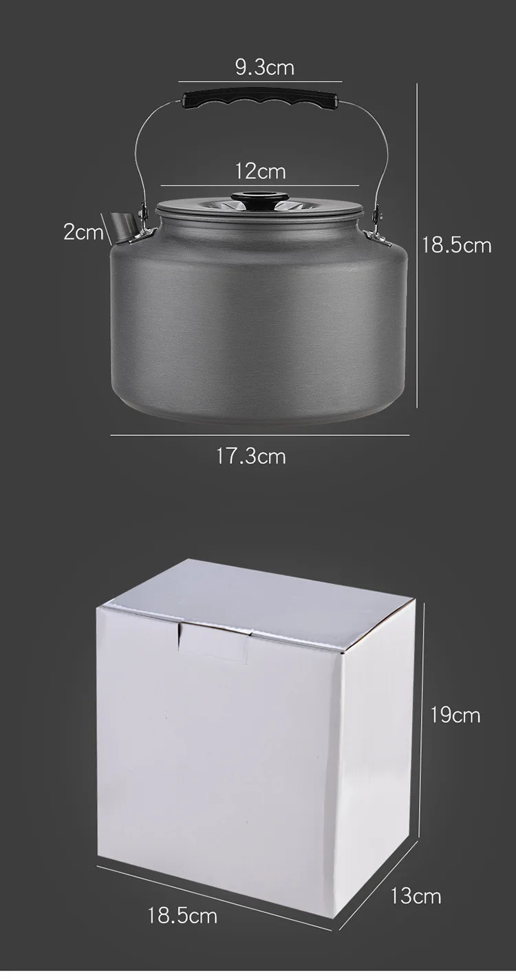 Bump Cross Border открытый 2L Кемпинг чайник переносной чайник кофейник Кемпинг Открытый чайник AT6311