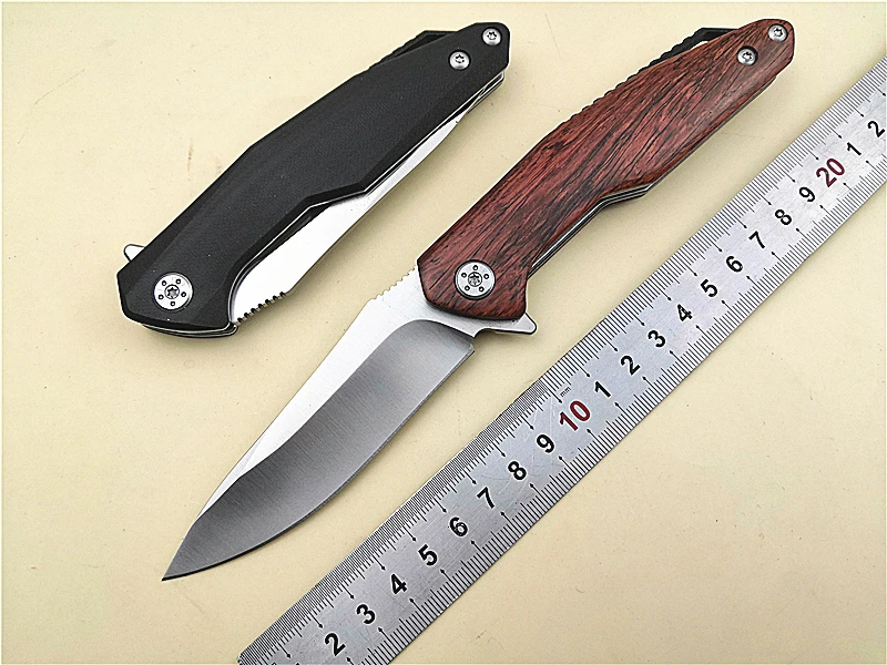 Складной нож KESIWO KS12 Flyfish D2 Клинок G10 или деревянная ручка уличные универсальные