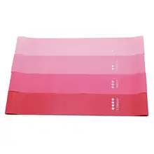 4 шт. эспандер латексный Эспандер для йоги резиновые петли для тренировки фитнеса эластичные ленты с сумкой для хранения