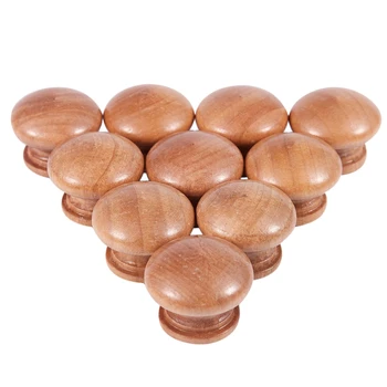 

Promotion! Knobs for Cupboard 33 x 23mm wood Knobs 10 pieces