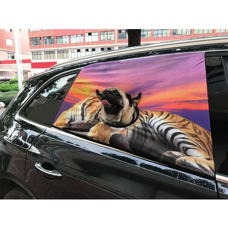 Ограда для питомца, собаки дорожный козырек Авто занавес крышка Pet ворота вентилятор Защита от солнца навесы Висячие окна автомобиля дом