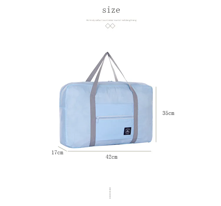 Корейская версия складывающейся сумки для путешествий, сумка для багажа, нейлоновая деловая складная дорожная сумка
