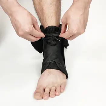 Adult Veiligheid Ondersteuning Basketbal Stabiliserende Sport Enkelbrace Protetor Enkel Protector Bretels Strips Sport Bandage