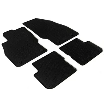 

4-piece Durable Floor Car Mat set Non-Slip Surface Includes 2 x Mats for the Front Seats and 2 x Mats for the Rear Seats Black