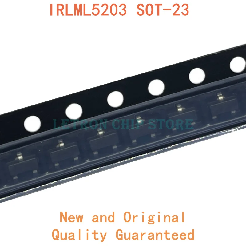 Новый и оригинальный чипсет IC IRLML5203TRPBF IRLML5203 SOT-23 SOT23 P-CH 3A 30 в SMD 50 шт. |