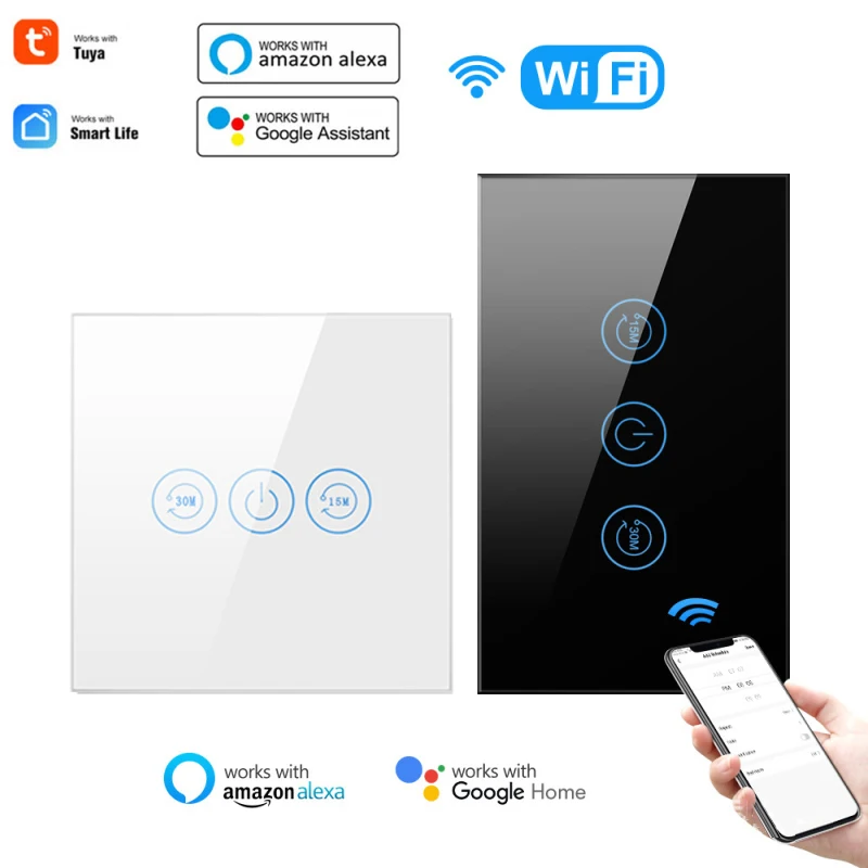 Tuya Smart синхронизации США/Европейский Wi-Fi водонагреватель Переключатель