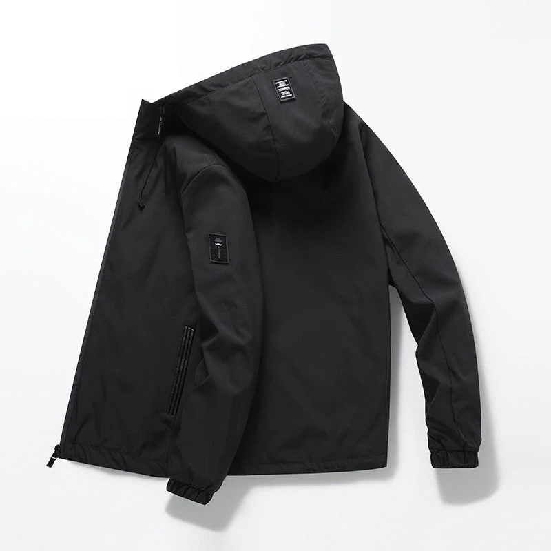 2020 Fashion Spring and Autumn Men's Jacket Jacket Youth Solid Color Hooded Sports Casual Jacket Men's Loose Tops M-4XL 2020 Fashion Spring and Autumn Men's Jacket Jacket Youth Solid Color Hooded Sports Casual Jacket Men's Loose Tops M-4XL