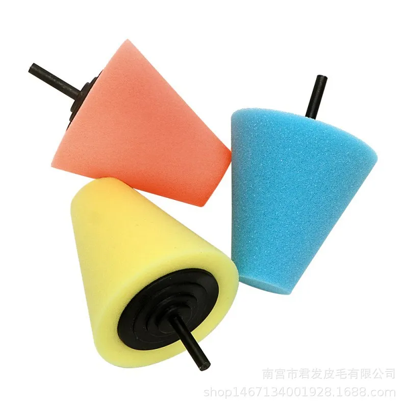 Buffing Pad Caring Polisher Foam Sponge Polishing Cone Shaped Car Automotive