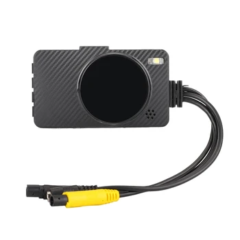 

New Motorcycle 3 Inch DVR 1080P Anti-Shake Waterproof Metal Front+Rear Dual Lens Driving Recorder