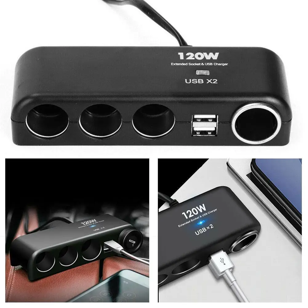 2 USB-порта 4 способа быстрое зарядное устройство 120 Вт | Автомобили и мотоциклы