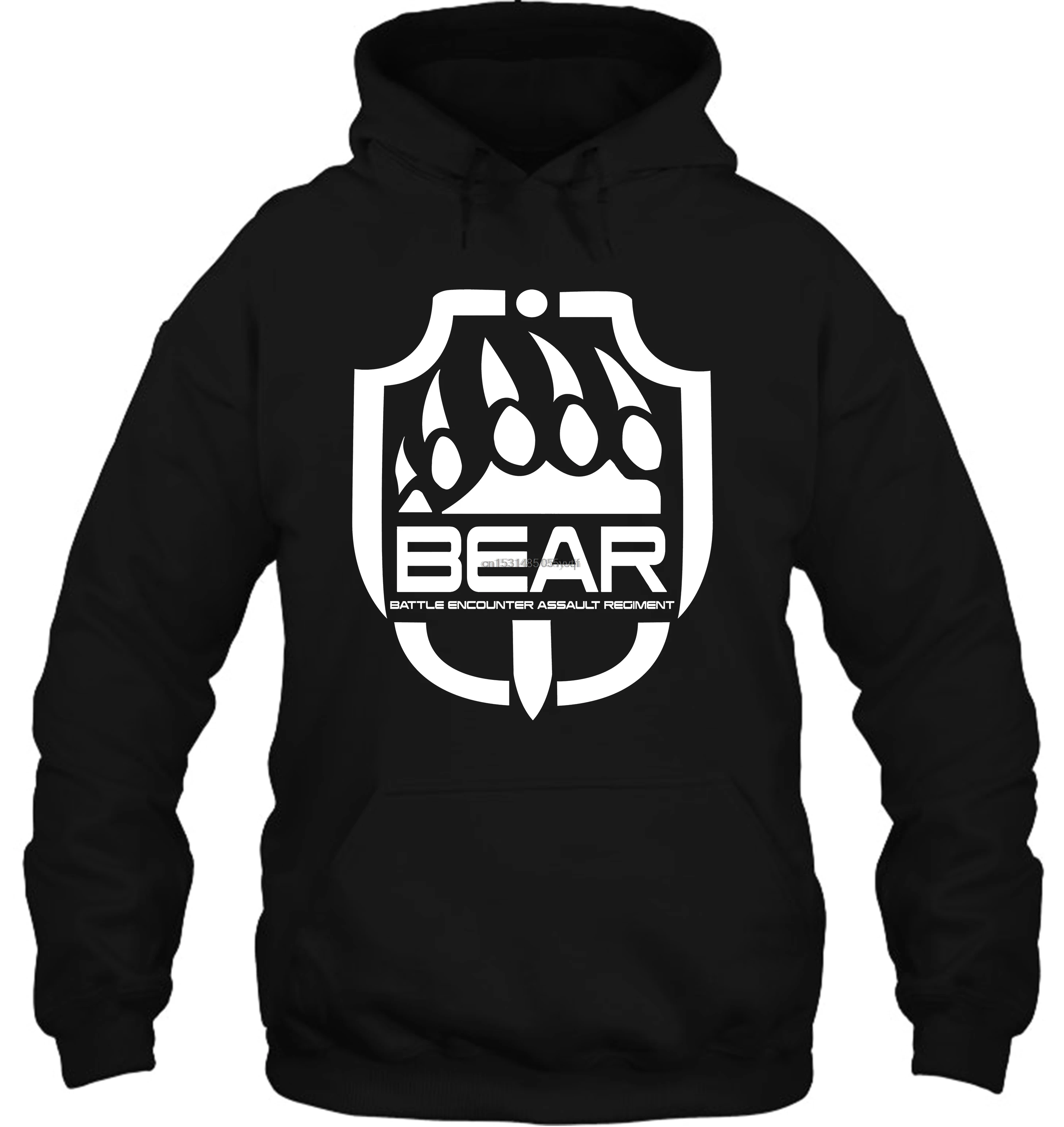 Толстовка с капюшоном для мужчин и женщин уличная одежда принтом Escape of Tarkov Bear |