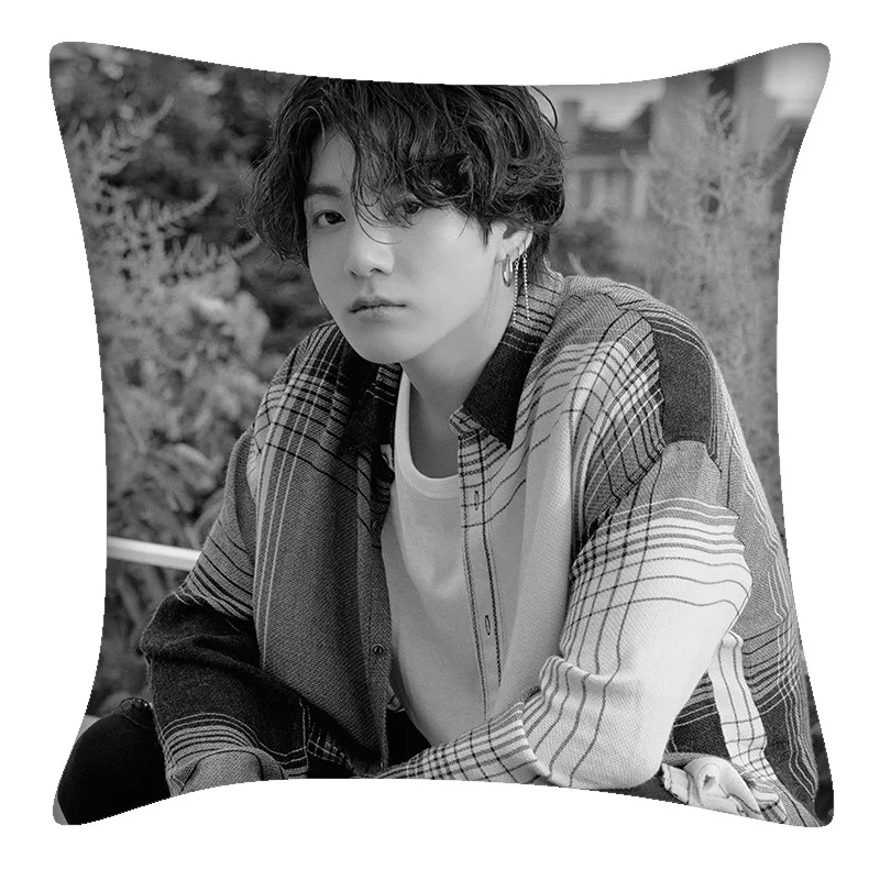 KPOP Bangtan мальчики календарь плакат фото Подушка Наволочка карта душа Persona двухсторонняя подушка JUNG KOOK 40*40 см H97