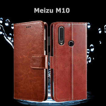 

For Meizu M10 Case For Meizu M 10 Flip Phone Case Coque Funda 3D Pattern PU Leather Wallet Support Cover Capas