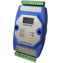 4CH 0-20mA0-10V аналоговые входные модуль сбора RS485RS232 MODBUS-RT ЖК-дисплей дисплей