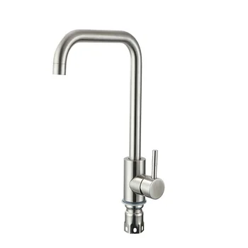 

Free shipping YUJIE ZHHY2007 single and double cold dual version traditional style stainless steel kitchen hot and cold tap