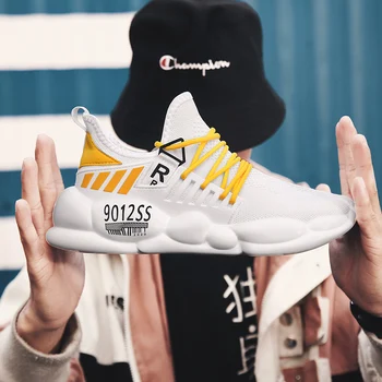 

New Fashion Trend Sneakers Men's Casual Shoes Male Sneaker Breathable Slip on Flats Man Footwears Sapato Masculino Shoes