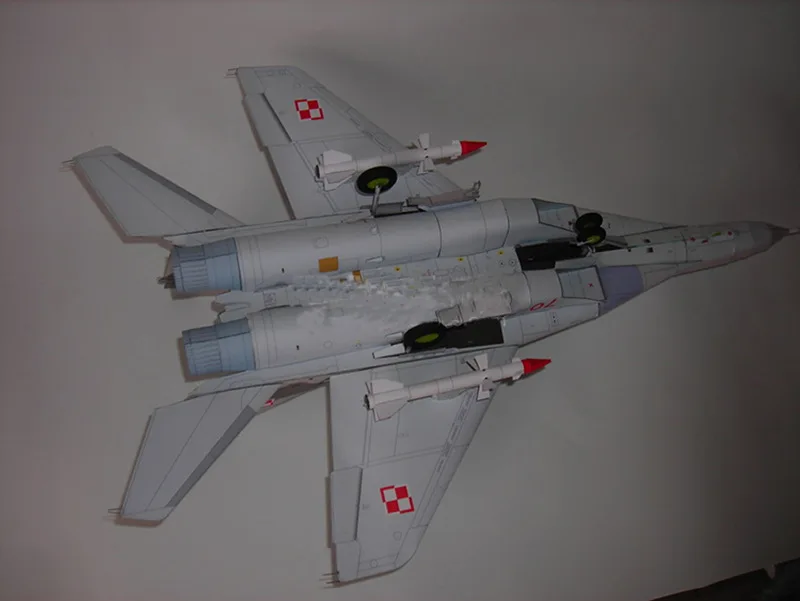 1:33 русский MiG-29 Fulcrum Fighter 3D самолет Бумажная модель MIG29 Военная руководство литья под давлением авиационная модель игрушки для детей и взрослых