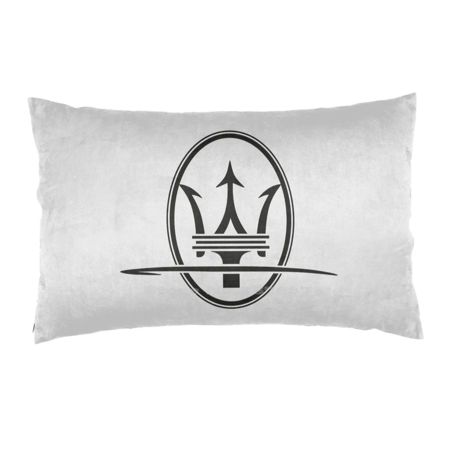 Maserati Trident Logo Black Bed Fodera Per Cuscino Del Divano Federa Stampata Alfa Romeo Auto Auto Fiat Italia Logo Luxury Car Racing