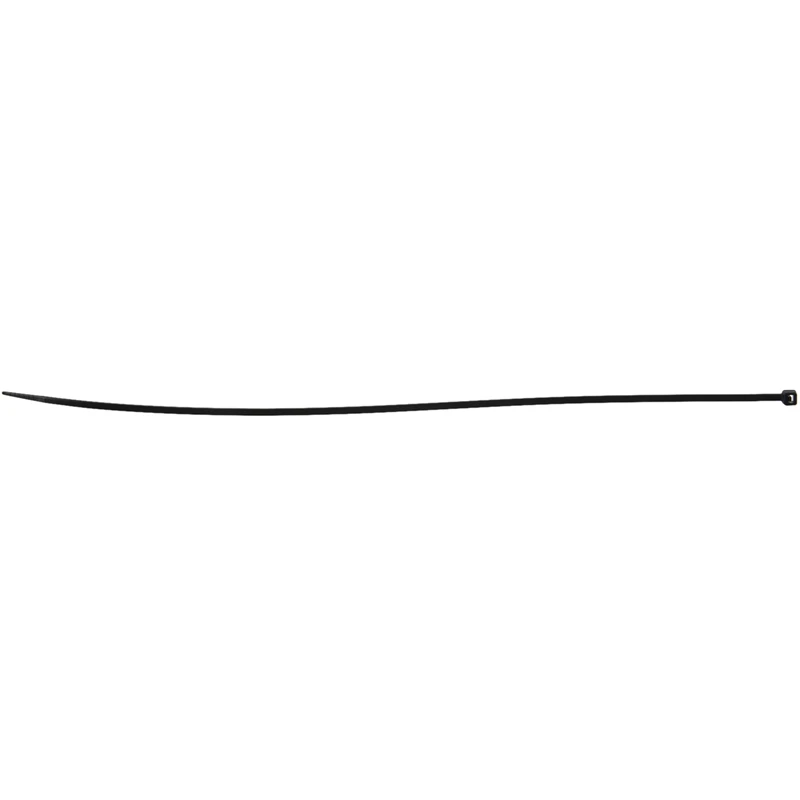 Промо-акция! Натуральный нейлон галстуки на молнии галстуки черные 500 шт 4,8x300 мм