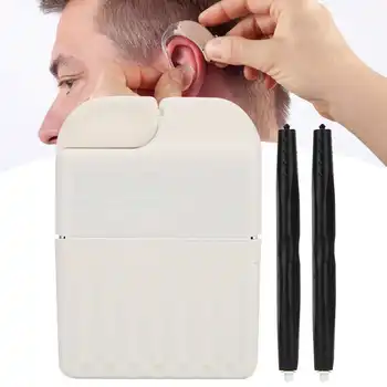 

8pcs / box Hearing Aid Protective Wax Guard Earwax Filters Portable Hearing Aids Accessory White For the elderly Ear care Tool