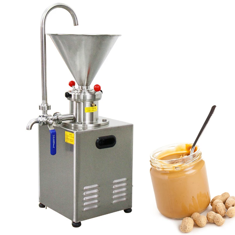 Máquina trituradora coloidal de acero inoxidable para mantequilla de cacahuete, molinillo comercial de almendra, sésamo, pasta de maíz