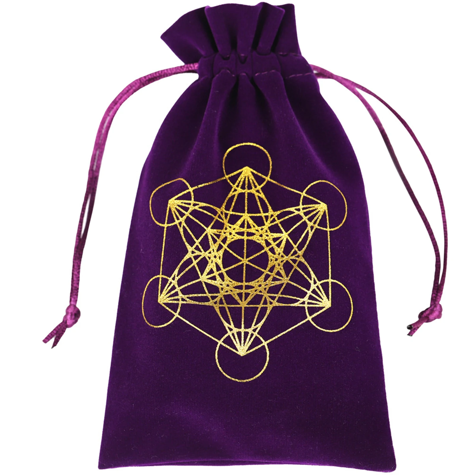 Velvet Bag Tarots Cards Storage Bag Mystical Magic Divination Rune Bag Board Game Dice Drawstring Bag