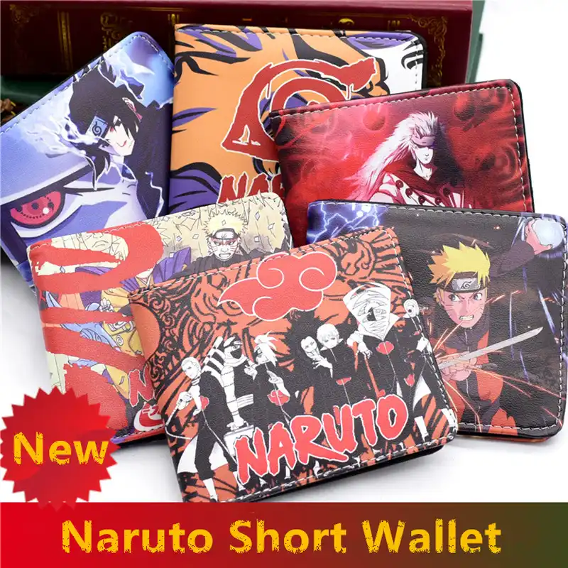 ナルト財布コスプレ漫画アニメサスケ我愛羅暁学生ショート財布ブルサ Aliexpress