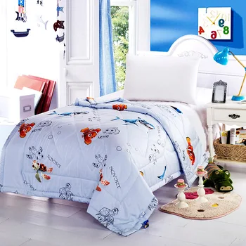 

150x200CM Disney days silk summer cool quilt home textile cartoon air conditioner children bedding boy and girl cotton quilt