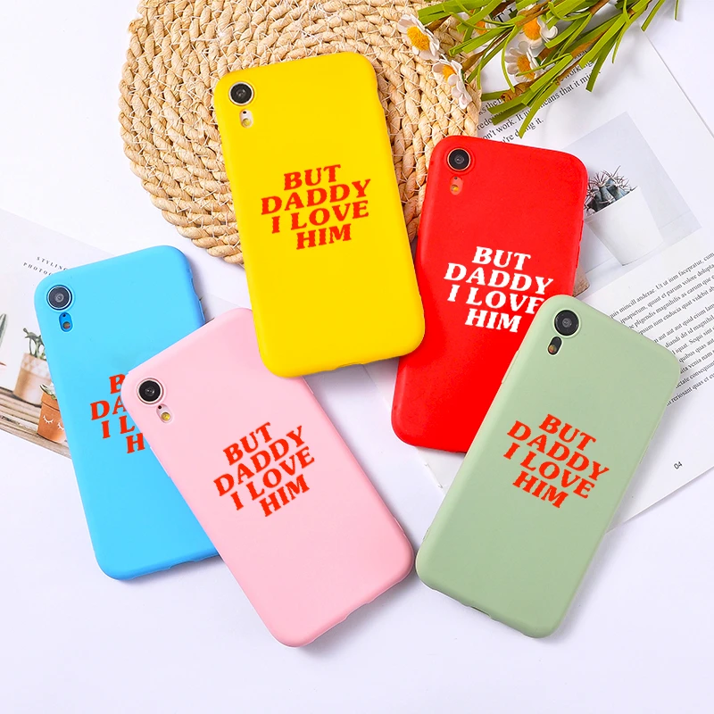 But Daddy I Love Him Iphone 11 Case Iphone Xr Case Iphone 8 7 6 5 Case For Apple Case Harry Styles Transparent Black White Funda Fitted Cases Aliexpress