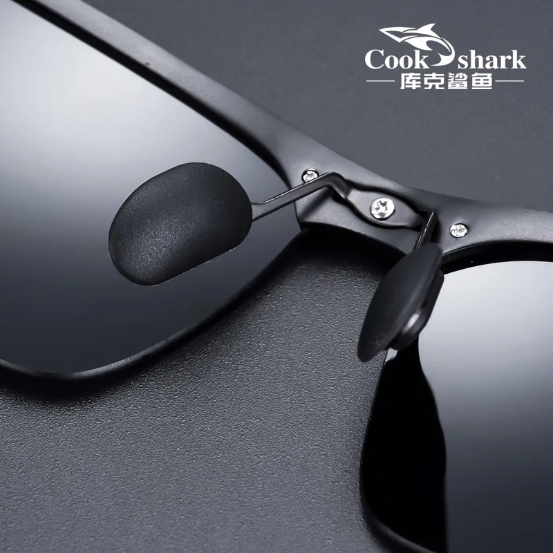 Cook Shark 2020 новые алюминиевые магниевые солнцезащитные очки мужские HD