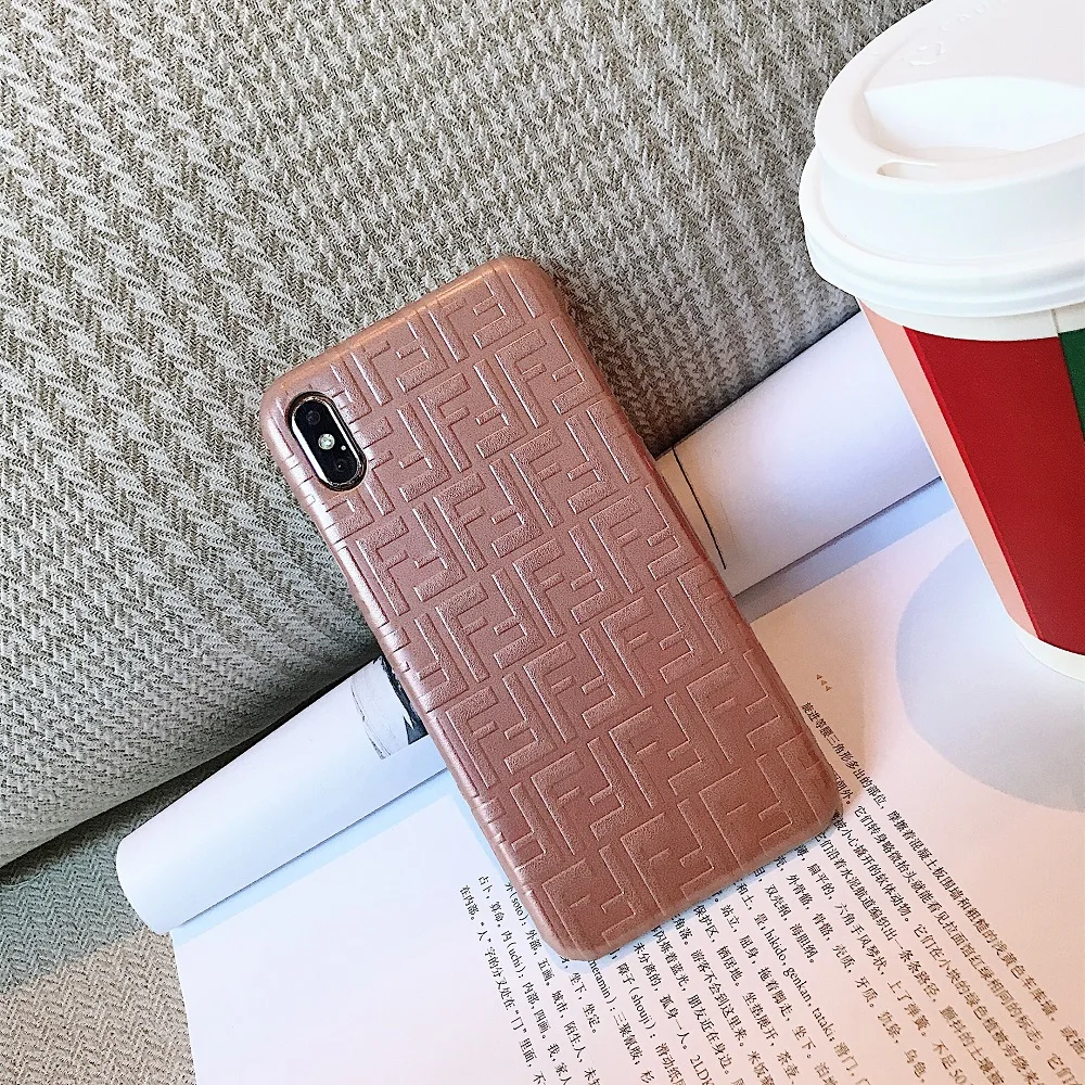 pink Роскошный 3D чехол для телефона для iPhone 11 PRO X XS MAX XR 6 7 8 Plus для samsung S8 S9 S10 Note 8 9 10 Plus S10 5G S10E кожаный чехол - Цвет: pink