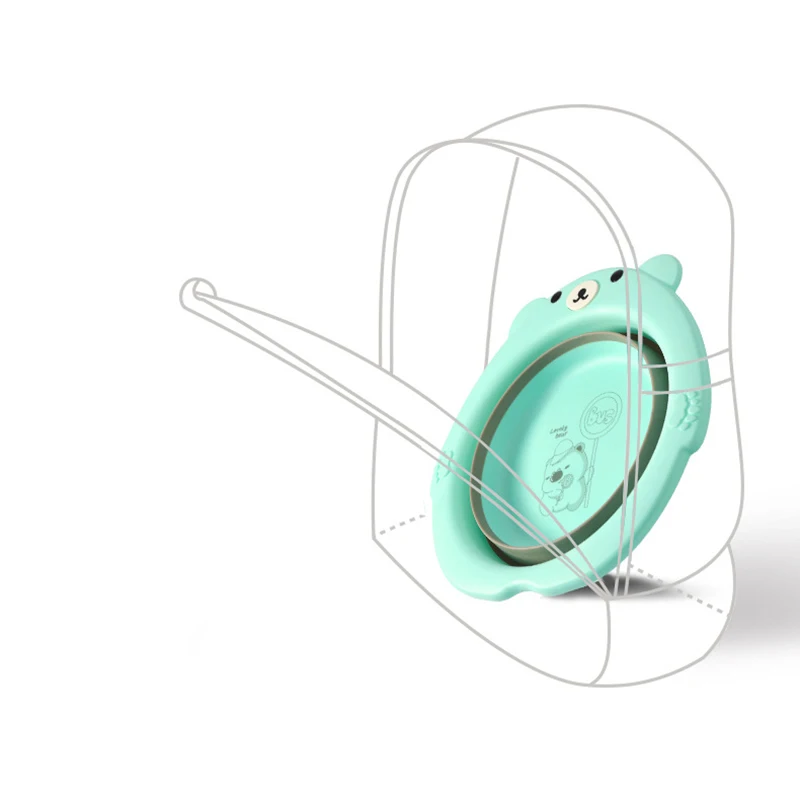 Baby Wash Basin Foldable Plastic Nursing Newborn Portable toddler health travel cartoon Pots wash basin Nursery