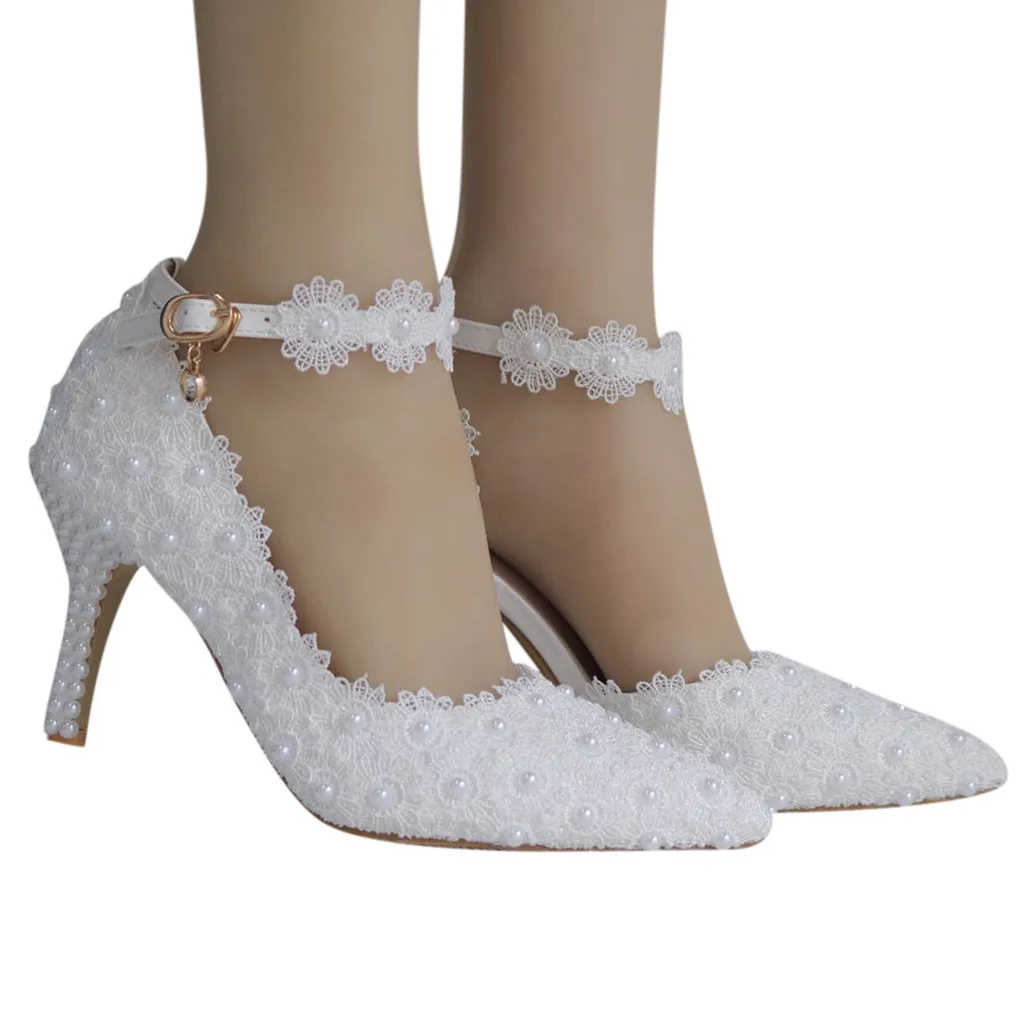 SAGACE/Женская обувь на высоком каблуке; Свадебная обувь с острым носком на молнии; сезон осень-зима; женская обувь на высоком каблуке