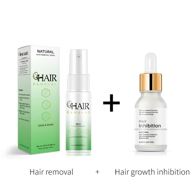 Anna Powerful Permanent Hair Removal Spray Stop Hair Growth Inhibitor  Remover 20ml | Wirinef Hair Control Spray (20ml) Hair Removal Spray (20ml)  