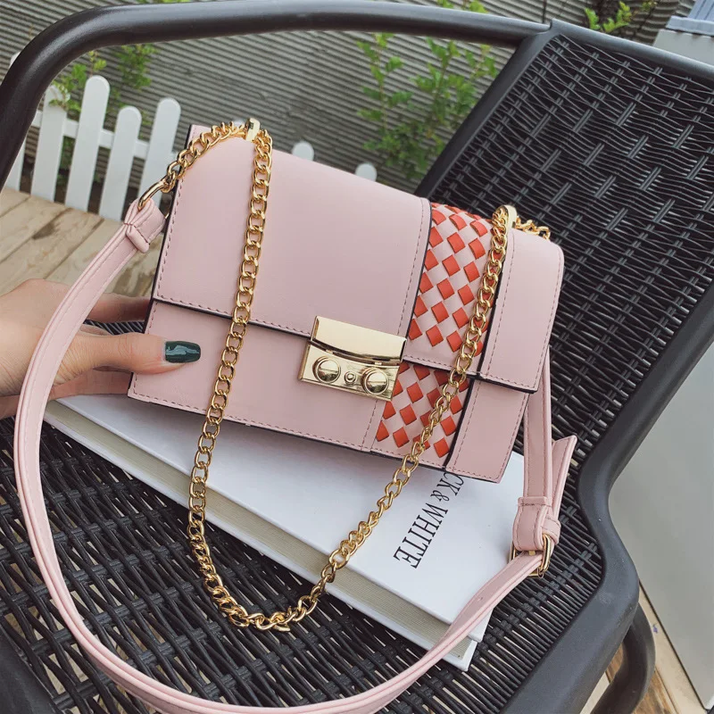 

New Arrival Bag Western Style WOMEN'S Bag Summer New Style 2020 Shoulder Bag Women's Versatile INS Weaving Fashion Bag with Chai