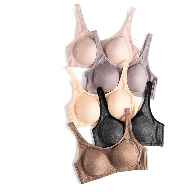 

Breathable and comfortable underwear large size no steel ring bra thin cup sports bra underwear
