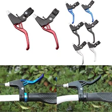 1 Pair MTB Bike Disc Brake Levers Aluminum Alloy Bike Brake Handle Cranks V-brake Disc Brakes Lever Mountain Bike Road Bicycle