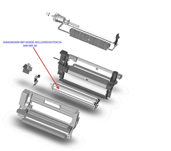 

A081987 Noritsu QSS3501 minilab roller made in China