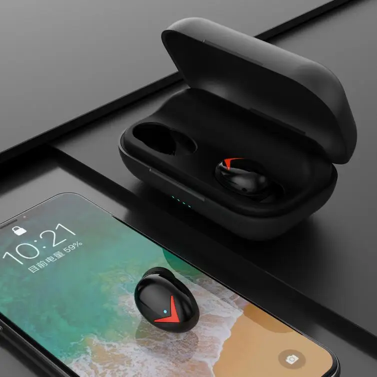 TWS 5,0, Bluetooth, A8, стерео наушники, беспроводные наушники, IPX5, водонепроницаемые наушники, 2200 мА/ч, светодиодный, умный, внешний аккумулятор, держатель для телефона