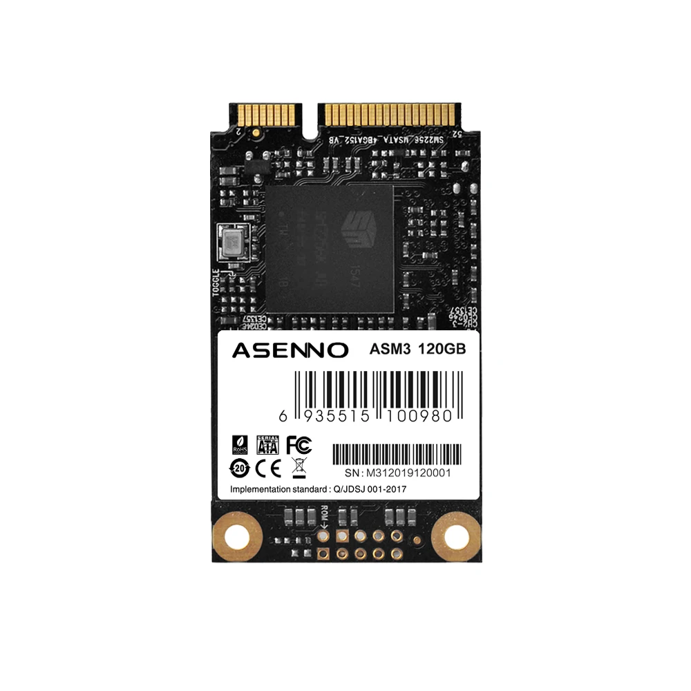 Asenno mSATA SSD 1 ТБ 120 ГБ 240 480 msata Mini SATA диск Внутренний твердотельный жесткий для