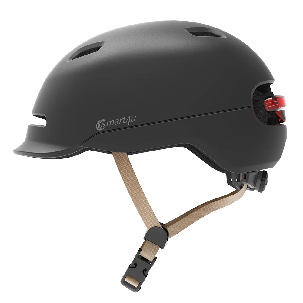 Bicycle Helmet Smart Back LED Light Cycling Helmet for Man Women Scooter Skateboard EPS Breathable Ventilation Night Safe Riding