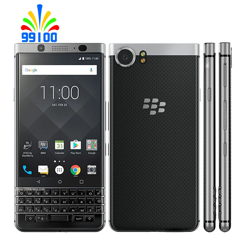 Разблокированный сотовый телефон Blackberry Keyone экран 4 5 дюйма 3 ГБ + 32 Восстановленный