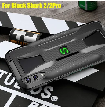 Перейти на Алиэкспресс и купить Чехол для телефона Xiaomi Black Shark Game, защитный чехол из ТПУ для черной акулы, гибридный противоударный защитный чехол с ручками, Чехол для карт