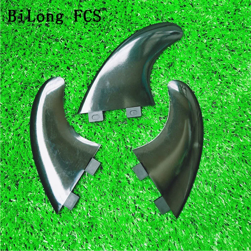 FCS 3 FIN 8 компл./лот исполнитель средней высоты плавника дя серфинга высокого качества пластиковый нейлон+ стекловолокно черного и белого цвета для FCS коробка для серфинга плавники G5 Размер - Цвет: FCS 3 FIN