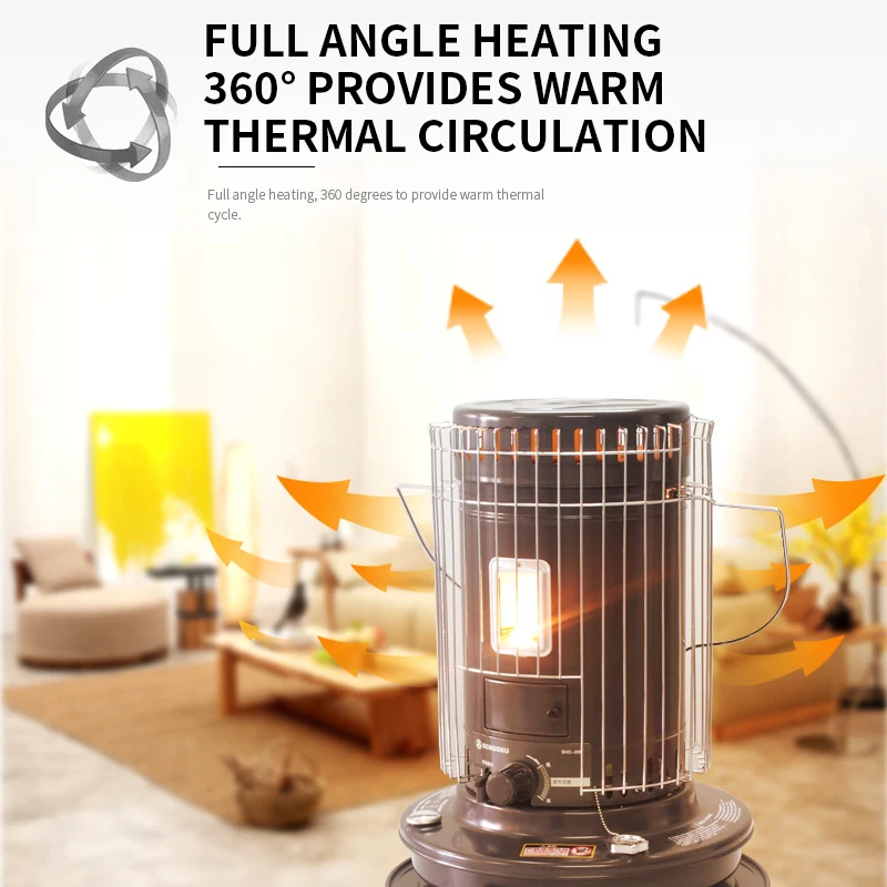 Kerosene Heater Heating Stove Home Heater SHC-23K Automatic Flame Failure Safety Device for Outdoor Camping Heating 5