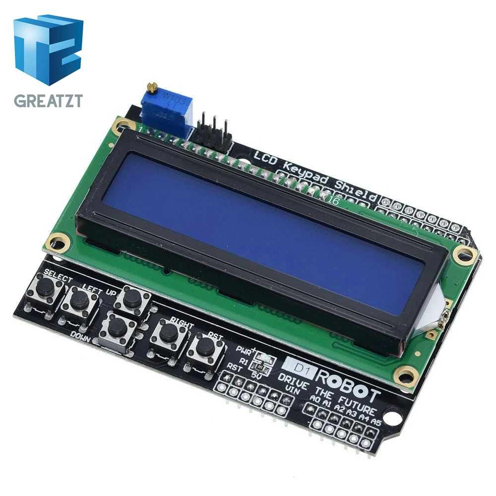 LCD Display Pantalla Azul Compatible 1602 Para Arduino Raspberry PIC AVR STM32
