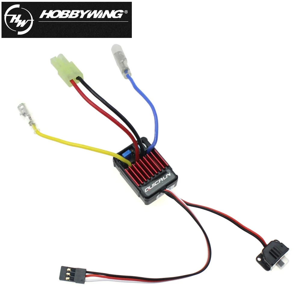 

1pcs Hobbywing QuicRun 1625-25A Brushed ESC Electronic ESC For 1:10 / 1:18 1:16 RC Car