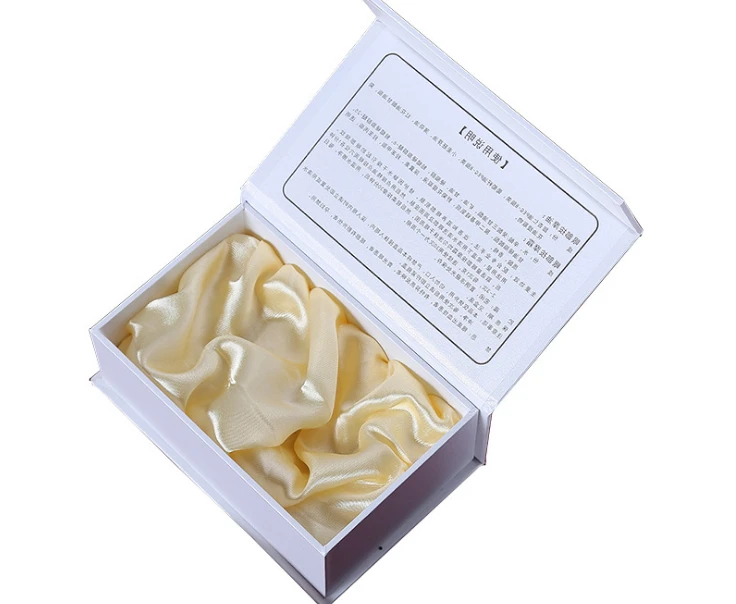 Webest white velvet inside and special paper outside jewelry chain bracelet gift box with logo-PX11406