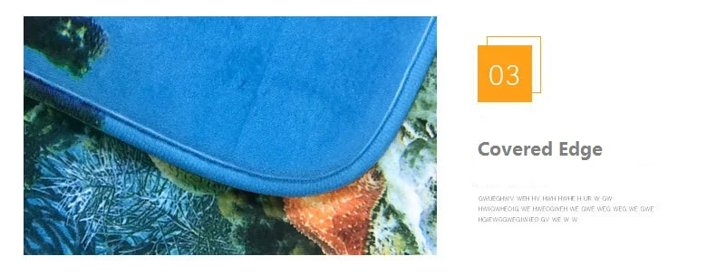Zeegle Undersea World напечатанный коврик для ванной, коврик для ванной комнаты, 3 шт., коврик для ванной комнаты, Нескользящие впитывающие коврики для ванной комнаты