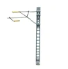 1:87  HO ratio  Alloy electrified railway catenary  Stringing post + wire + screw  Train model accessories 4
